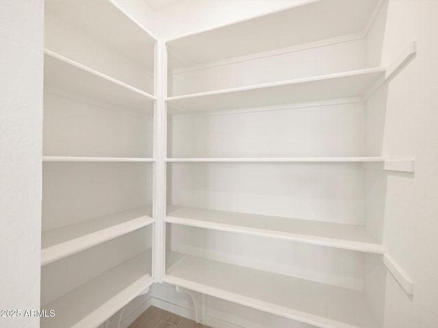 view of pantry