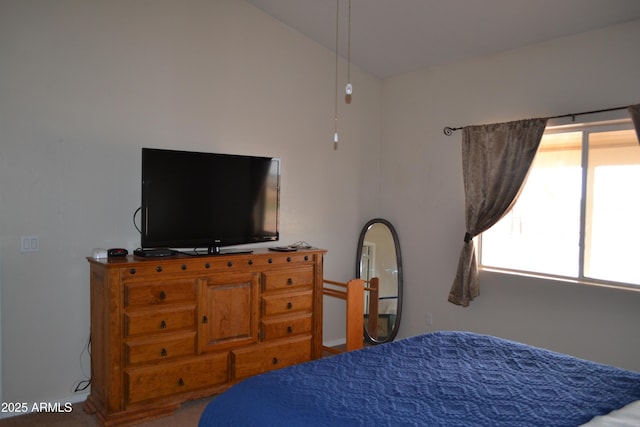 2740 E Walnut Dr, Show Low, AZ 85901 - bedroom with baseboards and vaulted ceiling