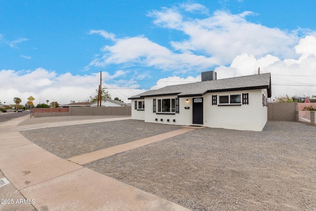 view of ranch-style house