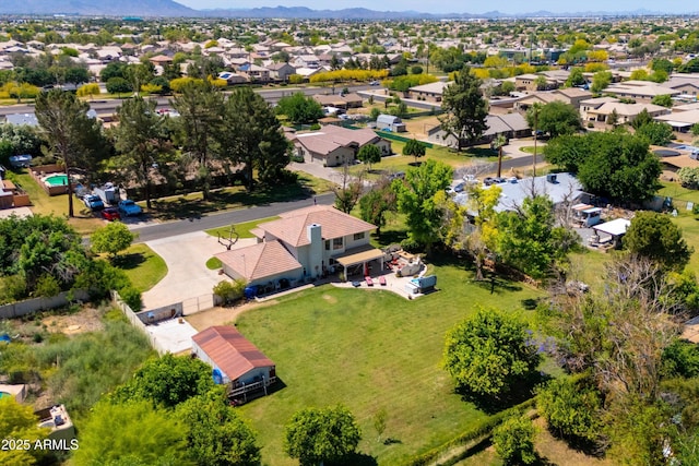10532 W Catalina Dr, Avondale, AZ 85392 - aerial view of residential area featuring mountains