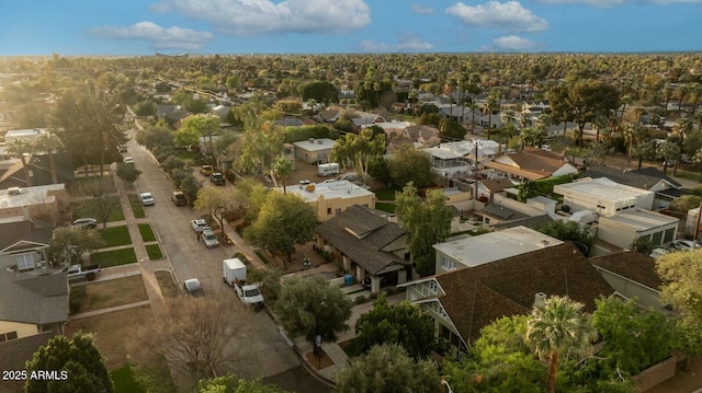 drone / aerial view featuring a residential view