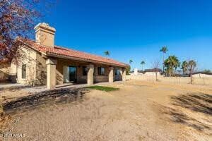 view of back of property