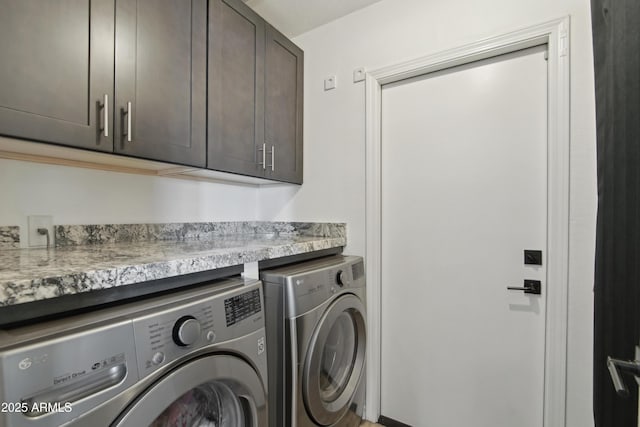 8730 E Montecito Ave, Scottsdale, AZ 85251 - laundry area with independent washer and dryer and cabinet space