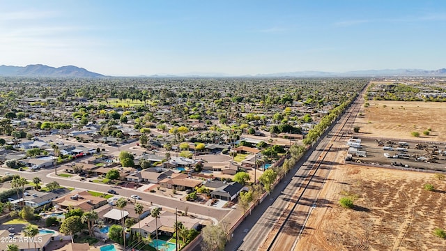 8730 E Montecito Ave, Scottsdale, AZ 85251 - bird's eye view featuring a residential view and a mountain view