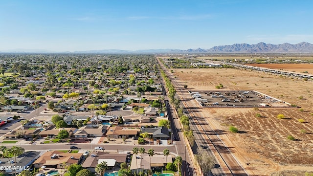 8730 E Montecito Ave, Scottsdale, AZ 85251 - drone / aerial view featuring a mountain view and a residential view