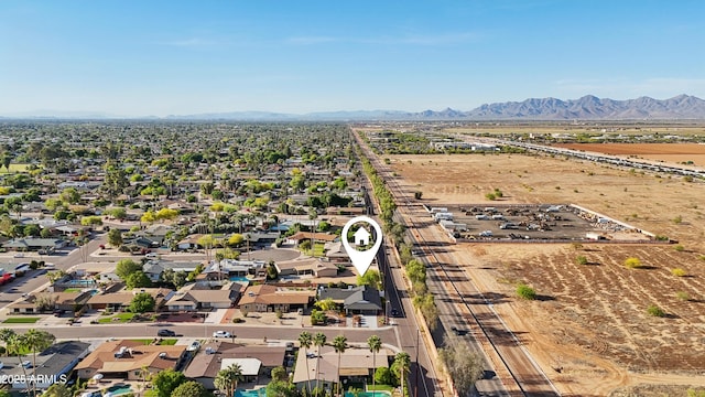 8730 E Montecito Ave, Scottsdale, AZ 85251 - birds eye view of property featuring a residential view and a mountain view