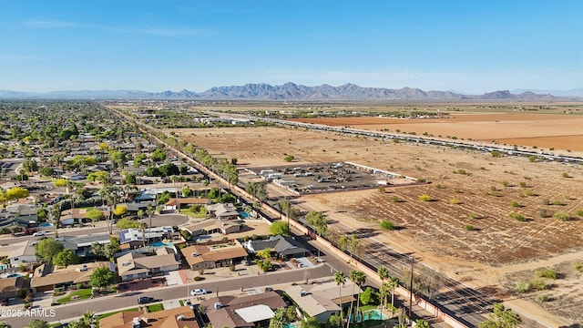 8730 E Montecito Ave, Scottsdale, AZ 85251 - birds eye view of property with a residential view, a mountain view, and a rural view