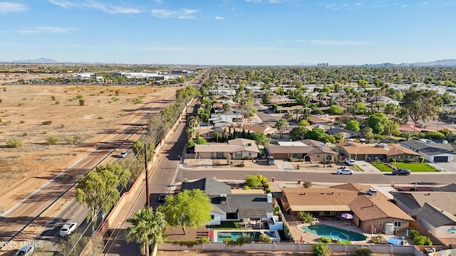 8730 E Montecito Ave, Scottsdale, AZ 85251 - aerial view with a residential view and a mountain view