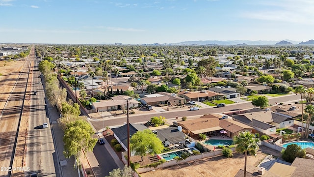 8730 E Montecito Ave, Scottsdale, AZ 85251 - aerial view with a residential view and a mountain view