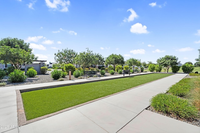 20716 E Pummelos Rd, Queen Creek, AZ 85142 - view of home's community featuring a lawn