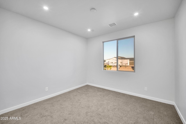 22548 W Huntington Dr, Buckeye, AZ 85326 - carpeted spare room featuring recessed lighting and baseboards