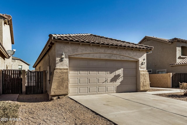 mediterranean / spanish-style house featuring a garage