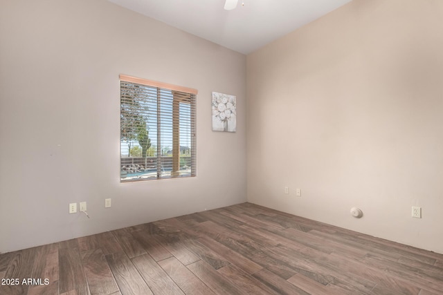 10657 E Cloudview Ave, Gold Canyon, AZ 85118 - unfurnished room featuring ceiling fan and wood finished floors