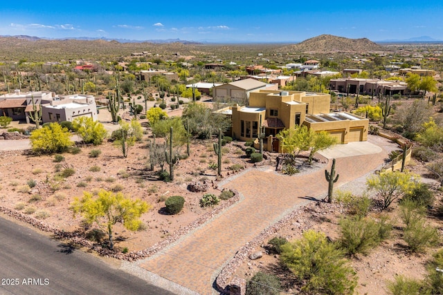 10657 E Cloudview Ave, Gold Canyon, AZ 85118 - aerial view with a mountain view and a residential view