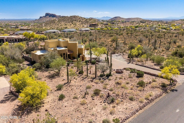 10657 E Cloudview Ave, Gold Canyon, AZ 85118 - birds eye view of property with a mountain view and view of desert