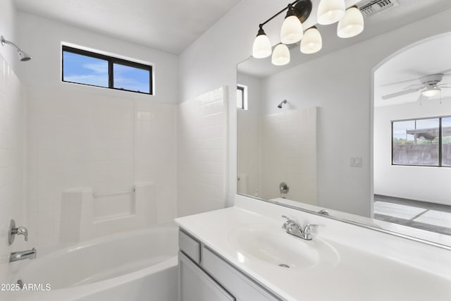 6410 W Winslow Ave, Phoenix, AZ 85043 - bathroom featuring bathing tub / shower combination and vanity