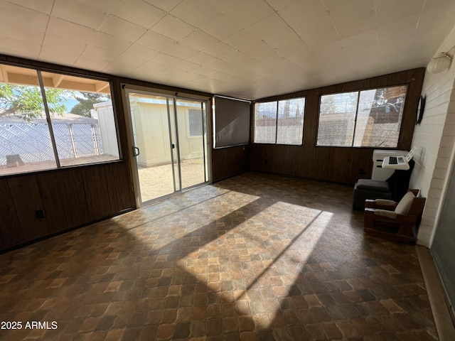 2564 Mockingbird Dr, Sierra Vista, AZ 85635 - unfurnished sunroom with wooden walls