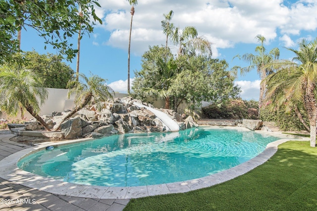 1330 N 40th St Unit 1, Mesa, AZ 85205 - view of pool with a water slide