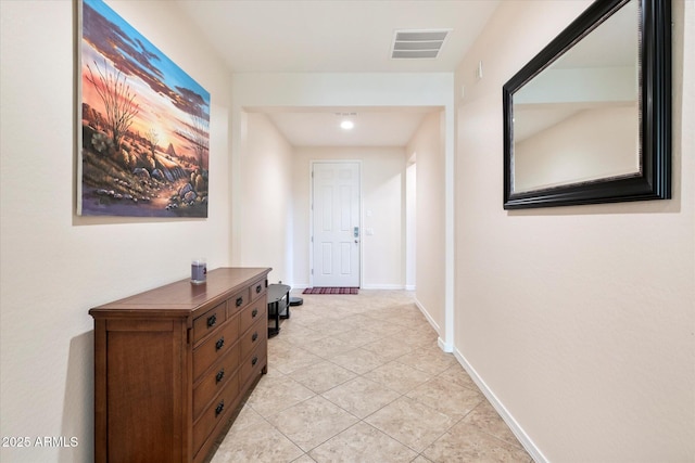 4032 S Santa Rita Pl, Chandler, AZ 85249 - corridor with light tile patterned floors and baseboards