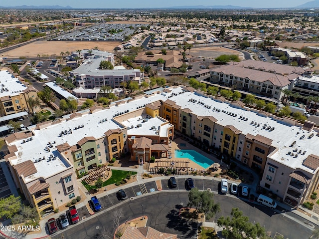 birds eye view of property featuring a residential view