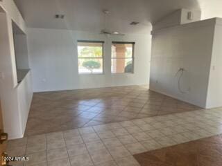 empty room featuring light tile patterned floors