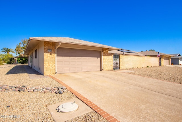 view of ranch-style home