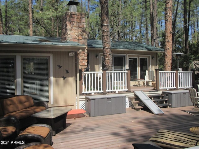 350 S Canyon Dr, Payson, AZ 85541 - view of wooden deck