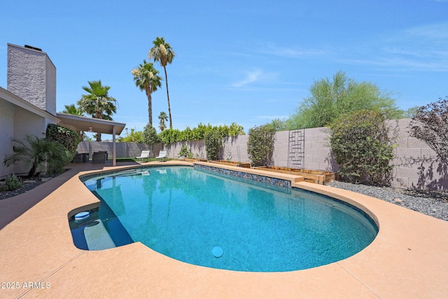 11446 N 109th St, Scottsdale, AZ 85259 - view of swimming pool with a fenced backyard