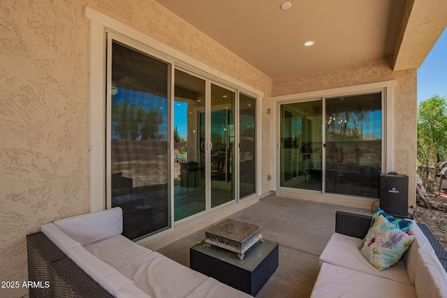 18474 W College Dr, Goodyear, AZ 85395 - view of patio / terrace with an outdoor living space