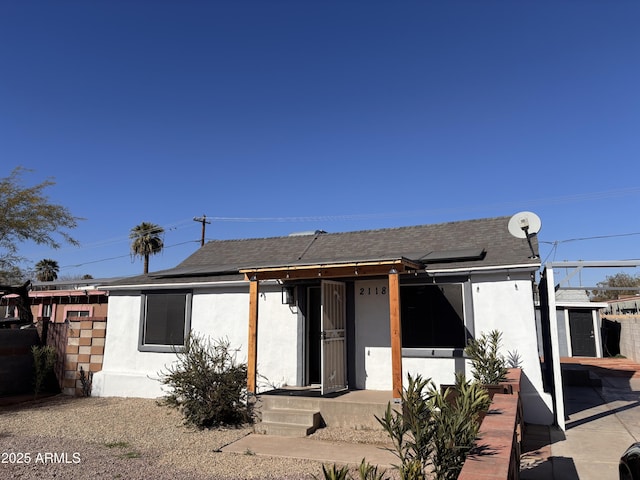 view of rear view of house