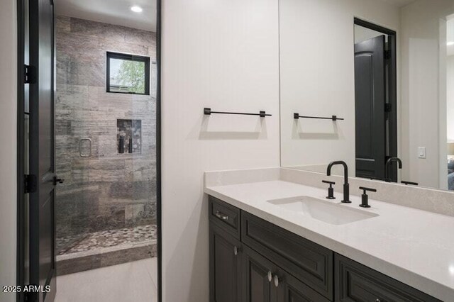 26285 N 89th St, Scottsdale, AZ 85255 - bathroom with a shower stall, vanity, and ensuite bath