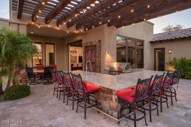 26285 N 89th St, Scottsdale, AZ 85255 - view of patio / terrace with a pergola