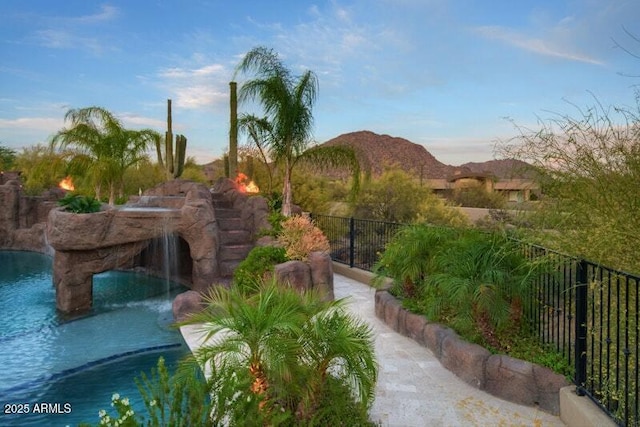 26285 N 89th St, Scottsdale, AZ 85255 - surrounding community with a swimming pool and a mountain view