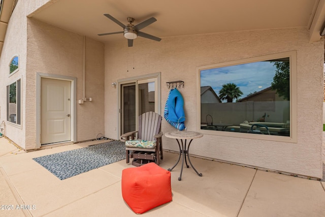 10001 W Potter Dr, Peoria, AZ 85382 - view of patio with ceiling fan