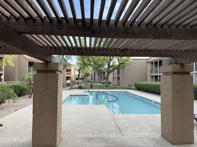pool featuring a patio