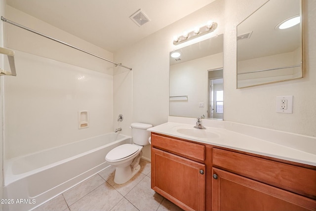28604 N 21st Ln, Phoenix, AZ 85085 - full bath featuring visible vents, toilet, tile patterned flooring, and vanity
