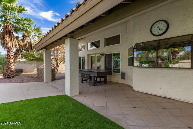 view of patio