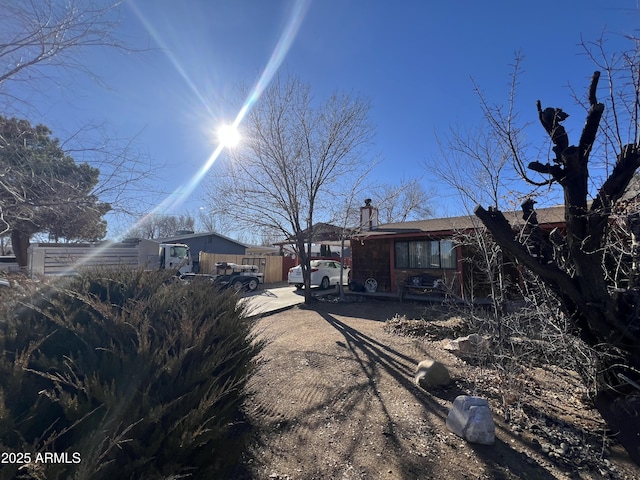 view of front of home