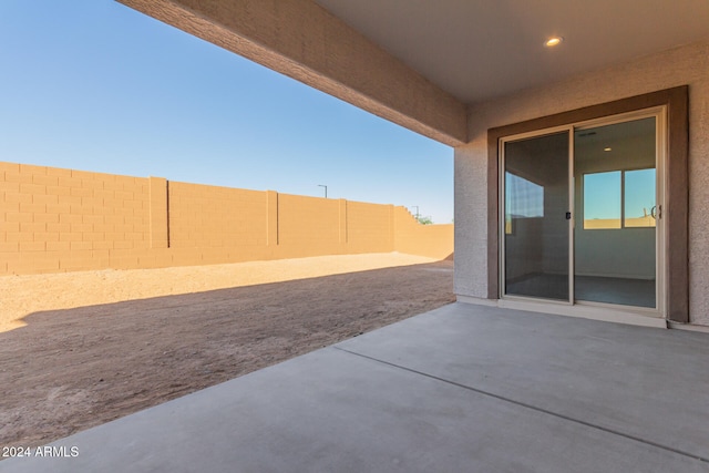 view of patio / terrace