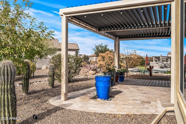 view of patio