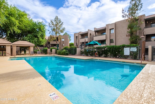 7777 E Main St Unit 143, Scottsdale, AZ 85251 - community pool with a gazebo and a patio