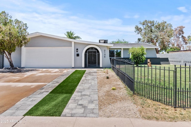 2106 W 8th Ave, Mesa, AZ 85202 - single story home featuring an attached garage, stucco siding, and concrete driveway