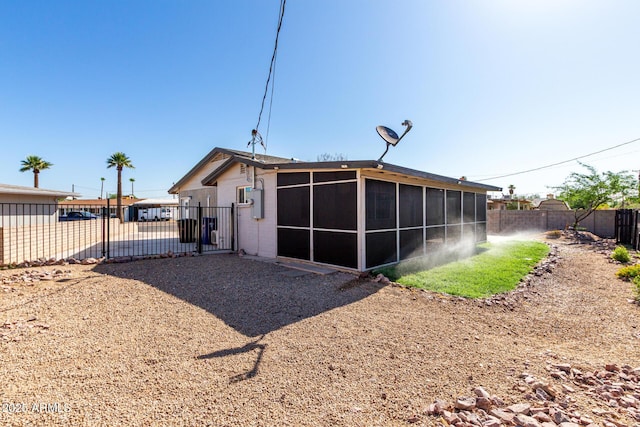 1747 W Devon, Mesa, AZ 85201 - back of house with a sunroom and a fenced backyard