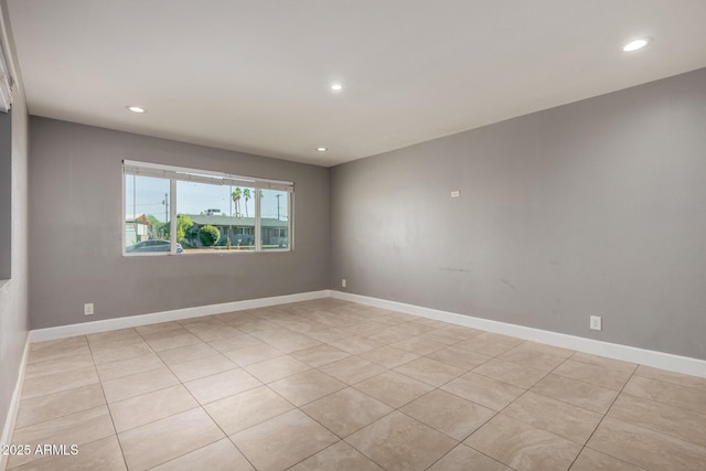 1747 W Devon, Mesa, AZ 85201 - unfurnished room with recessed lighting and light tile patterned floors