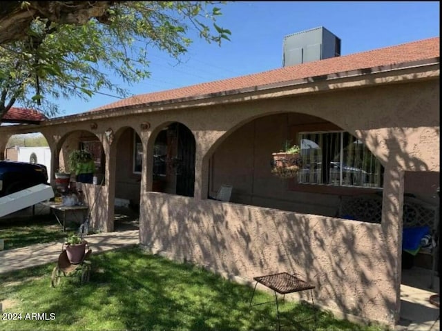 view of rear view of house