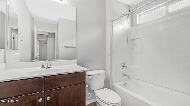 2668 N 73rd Gln, Phoenix, AZ 85035 - full bathroom with bathtub / shower combination, vanity, and toilet