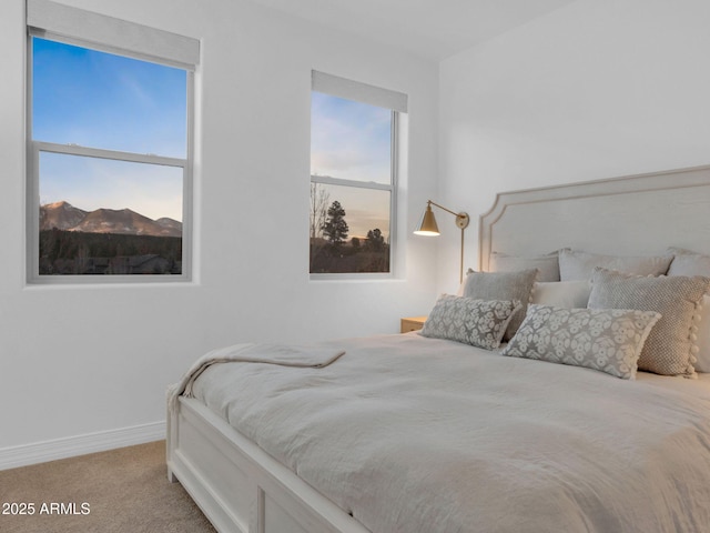 2882 W Presidio Dr, Flagstaff, AZ 86001 - carpeted bedroom with a mountain view and baseboards