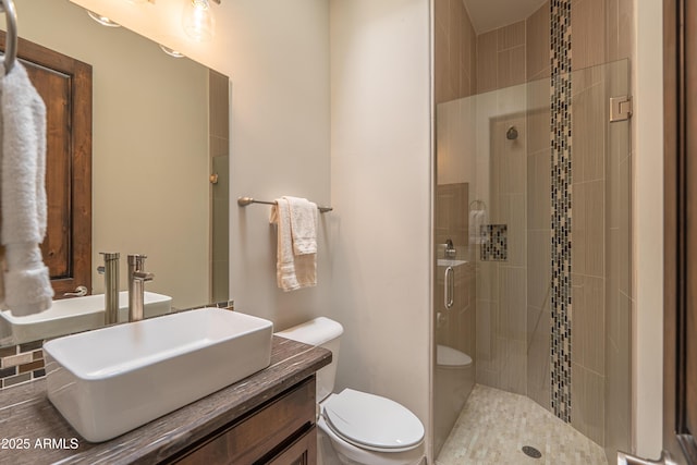 14332 E Bobwhite Way, Scottsdale, AZ 85262 - bathroom with a stall shower and vanity