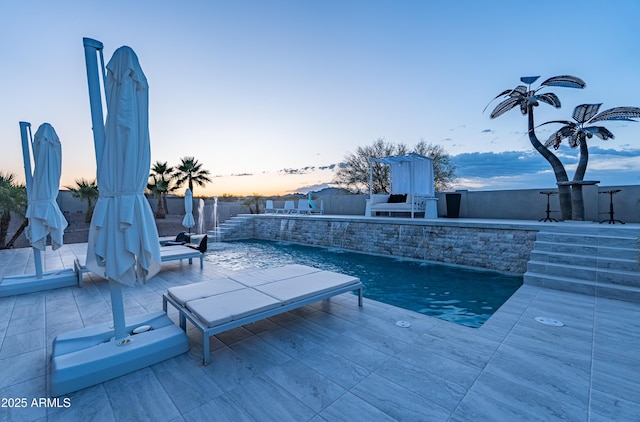 14332 E Bobwhite Way, Scottsdale, AZ 85262 - view of pool with a patio area and a fenced backyard