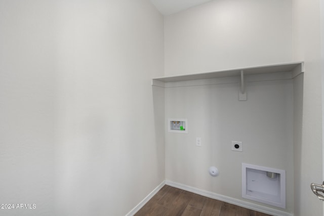 laundry room featuring hookup for a washing machine, gas dryer hookup, and electric dryer hookup